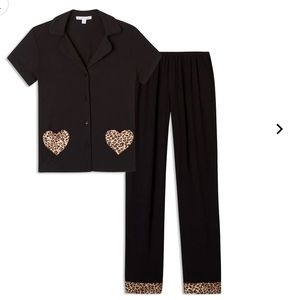 NWT THE CASHMERE PROJECT Print Pocket PJ Set.SMALL